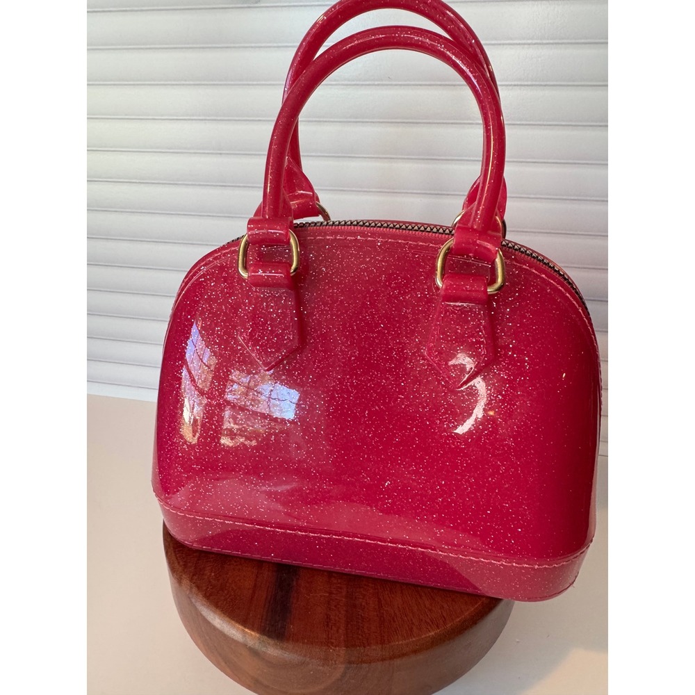 Sparkle Cate Jelly‎ Purse Pink Glitter Mini Handbag Carrying Kind